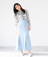 画像をギャラリービューアに読み込む, ボウタイシャーリングブラウス/MM518103