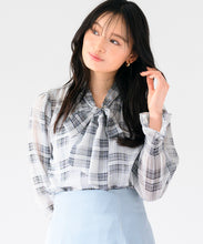画像をギャラリービューアに読み込む, ボウタイシャーリングブラウス/MM518103