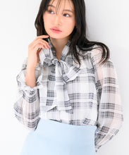 画像をギャラリービューアに読み込む, ボウタイシャーリングブラウス/MM518103