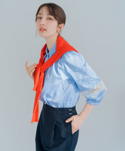 画像をギャラリービューアに読み込む, 袖レースシャツブラウス/MM518109