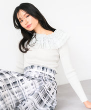 画像をギャラリービューアに読み込む, 2wayチュールフリルニット/MM518306