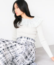 画像をギャラリービューアに読み込む, 2wayチュールフリルニット/MM518306