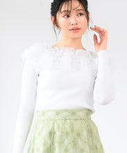 画像をギャラリービューアに読み込む, 2wayチュールフリルニット/MM518306