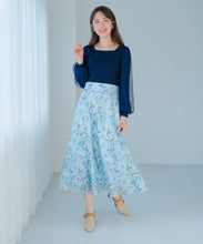 画像をギャラリービューアに読み込む, レースシアー袖2wayニット/MM518307