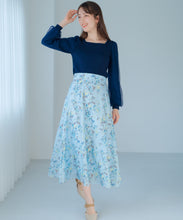 画像をギャラリービューアに読み込む, レースシアー袖2wayニット/MM518307