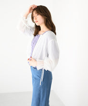 画像をギャラリービューアに読み込む, チュール袖リボンブルゾン/MM518507