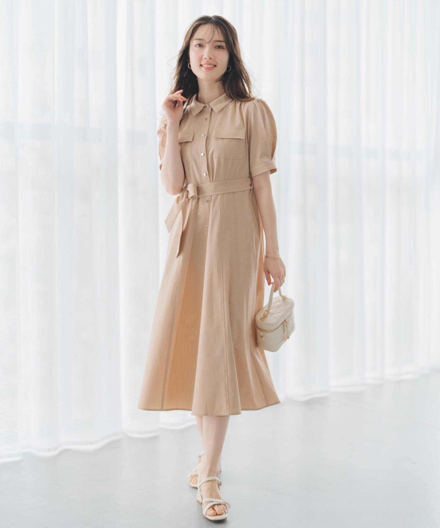 パフスリーブポケットシャツワンピース /MM527419 – MISCH MASCH|31