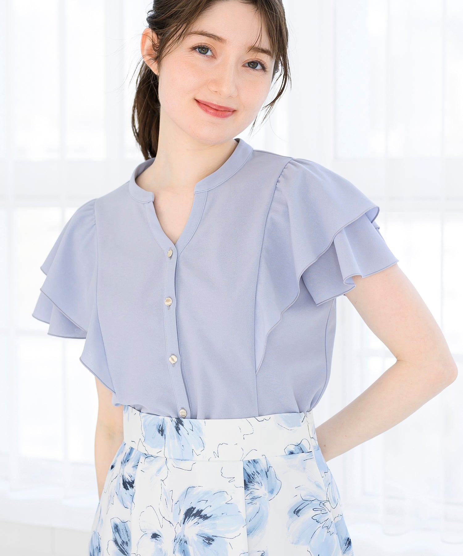 ダブルフリルカットブラウス/MM528103 – MISCH MASCH|31 Sons de mode