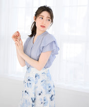 画像をギャラリービューアに読み込む, ダブルフリルカットブラウス/MM528103