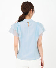 画像をギャラリービューアに読み込む, シアーフリルボウタイブラウス/MM528105