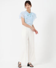 画像をギャラリービューアに読み込む, シアーフリルボウタイブラウス/MM528105