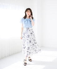 画像をギャラリービューアに読み込む, シアーフリルボウタイブラウス/MM528105