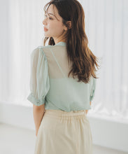 画像をギャラリービューアに読み込む, ラッフルシアーブラウス/MM528107