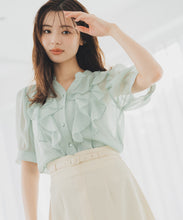 画像をギャラリービューアに読み込む, ラッフルシアーブラウス/MM528107