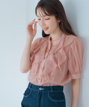 画像をギャラリービューアに読み込む, ラッフルシアーブラウス/MM528107