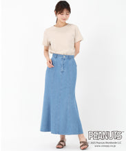 画像をギャラリービューアに読み込む, PEANUTSデザインバックプリントTシャツ/MM528207