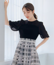 画像をギャラリービューアに読み込む, シアーバルーン袖ビスチェニット/MM528301