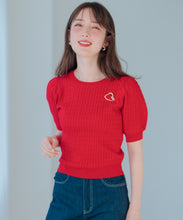 画像をギャラリービューアに読み込む, ブローチ付きケーブルニット/MM528302