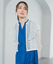 画像をギャラリービューアに読み込む, フリルシアーラメブルゾン/MM528502