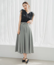 画像をギャラリービューアに読み込む, バイカラーウエストフレアスカート/MM537201