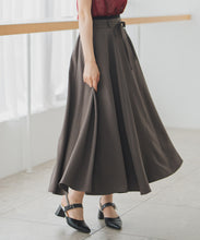 画像をギャラリービューアに読み込む, バイカラーウエストフレアスカート/MM537201