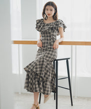 画像をギャラリービューアに読み込む, ランダムフレアチェックスカート/MM537202