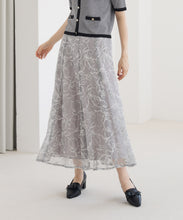 画像をギャラリービューアに読み込む, ループラメ刺繍スカート/MM537205