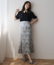 画像をギャラリービューアに読み込む, ボタニカルジャガードマーメイドスカート/MM537207