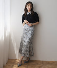 画像をギャラリービューアに読み込む, ボタニカルジャガードマーメイドスカート/MM537207