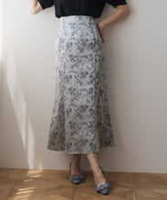 画像をギャラリービューアに読み込む, ボタニカルジャガードマーメイドスカート/MM537207