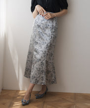 画像をギャラリービューアに読み込む, ボタニカルジャガードマーメイドスカート/MM537207