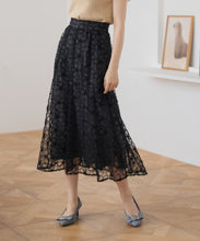 画像をギャラリービューアに読み込む, テープ刺繍フレアスカート/MM537208
