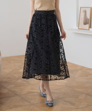 画像をギャラリービューアに読み込む, テープ刺繍フレアスカート/MM537208