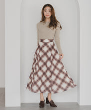 画像をギャラリービューアに読み込む, バイアスチェックプリントスカート/MM537213