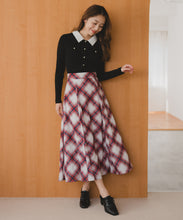 画像をギャラリービューアに読み込む, バイアスチェックプリントスカート/MM537213