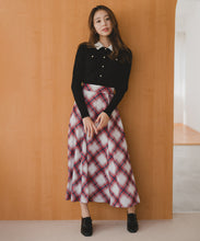 画像をギャラリービューアに読み込む, バイアスチェックプリントスカート/MM537213