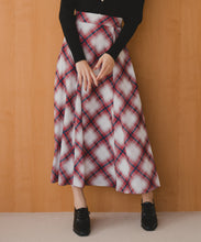画像をギャラリービューアに読み込む, バイアスチェックプリントスカート/MM537213