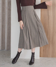 画像をギャラリービューアに読み込む, チェック柄タックフレアスカート/MM537214