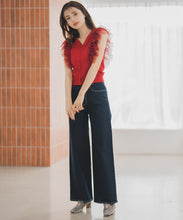 画像をギャラリービューアに読み込む, ストレートワイドデニムパンツ/MM537301