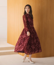 画像をギャラリービューアに読み込む, フラワージュイプリーツワンピース/MM537409