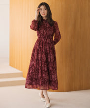 画像をギャラリービューアに読み込む, フラワージュイプリーツワンピース/MM537409