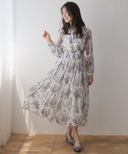 画像をギャラリービューアに読み込む, フラワージュイプリーツワンピース/MM537409