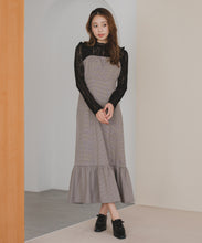 画像をギャラリービューアに読み込む, ギャザーショルダーマーメイドジャンスカ/MM537416