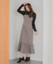 画像をギャラリービューアに読み込む, ギャザーショルダーマーメイドジャンスカ/MM537416