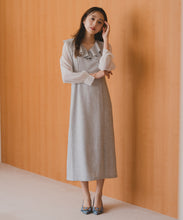 画像をギャラリービューアに読み込む, ラッフルアシメフリルラップ風タイトワンピース/MM537419