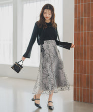 画像をギャラリービューアに読み込む, フレア袖シアーカーディガン/MM538402