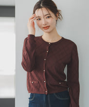 画像をギャラリービューアに読み込む, アーガイルカーディガン/MM538403