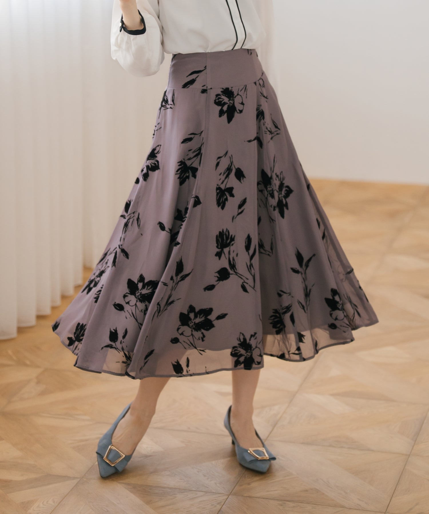 フロッキーフラワースカート/MM547201 – MISCH MASCH|31 Sons de mode