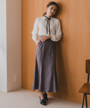 画像をギャラリービューアに読み込む, ピーチサテンマーメイドスカート/MM547203