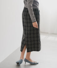 画像をギャラリービューアに読み込む, ツイードチェックタイトスカート/MM547204